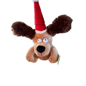 Christmas Sounds and Lights Animatronics Puppy Ears Flapping Dog